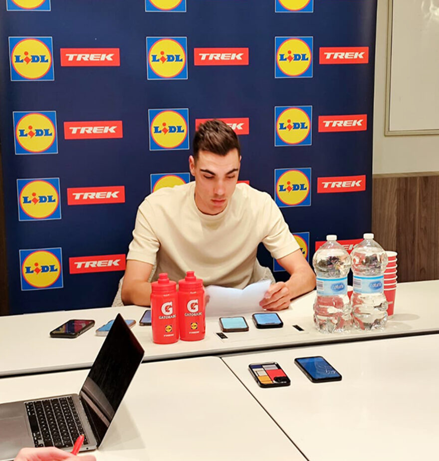 Training camp, ritiro Lidl-Trek, Denia, dicembre 2025, Juan Ayuso