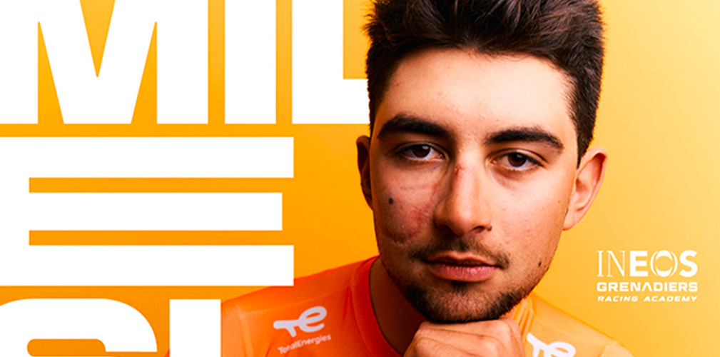 Nicolas Milesi, 21 anni, viene da due anni nel devo team Arkea (foto INEOS Grenadiers)
