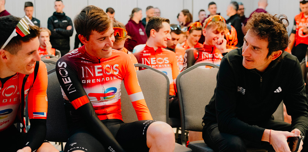 Thomas, nuovo direttore tecnico del team, è diventato pro' dopo gli anni nella academy di British Cycling (foto INEOS Grenadiers)