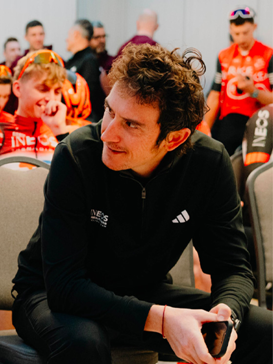 Thomas, nuovo direttore tecnico del team, è diventato pro' dopo gli anni nella academy di British Cycling (foto INEOS Grenadiers)