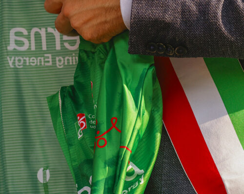 Giro della Romagna 2025, maglia, sindaco, fascia tricolore