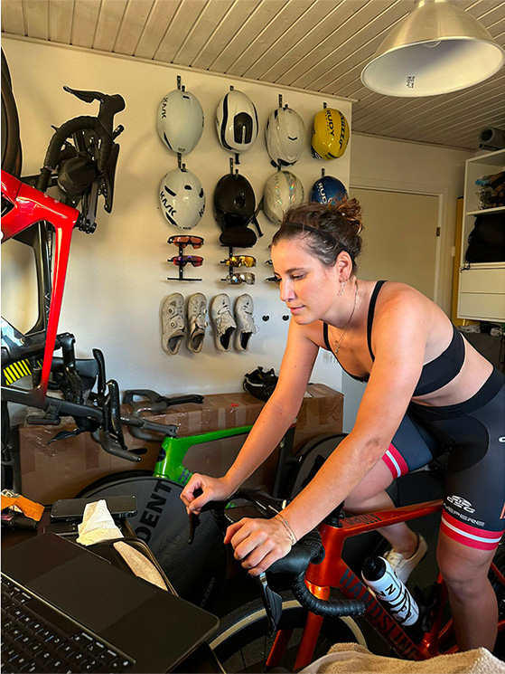 Quando si spinge anche sui rulli, l'acqua da sola non basta (foto Selva)