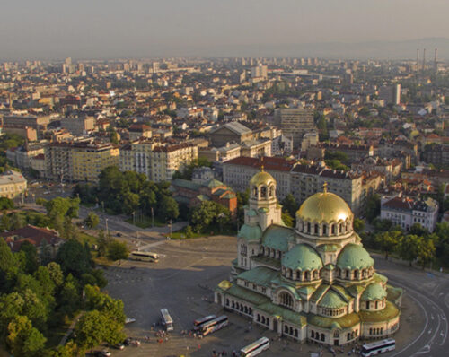 Sovia, Bulgaria, veduta aerea (depositphotos.com)