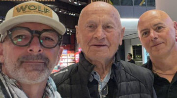 Pino Toni, Bruno Reverberi, Roberto Reverberi partenza per Uzbekistan, 23 novembre 2025