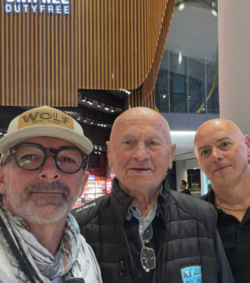 Pino Toni, Bruno Reverberi, Roberto Reverberi partenza per Uzbekistan, 23 novembre 2025