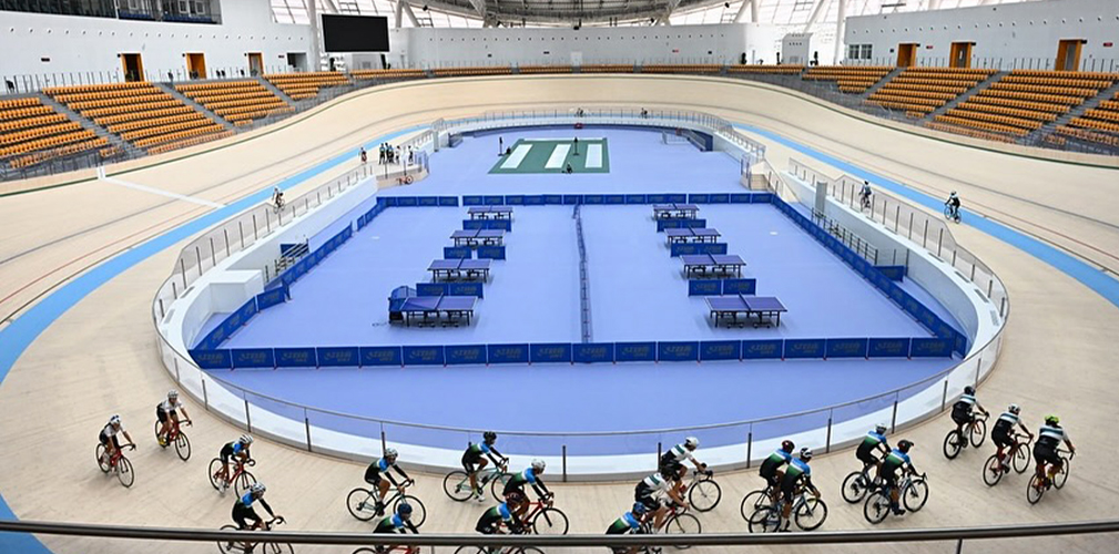 La pista è stata inaugurata ed è in efficienza. L'Uzbekistan per Los Angeles punta anche sul ciclismo