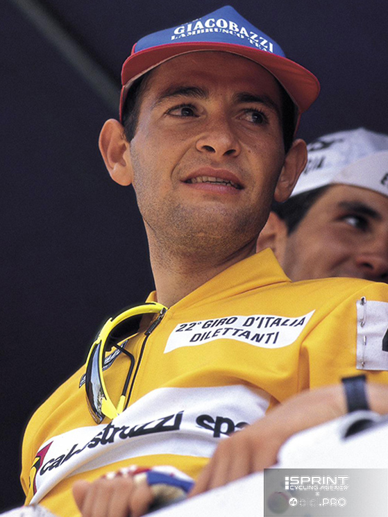 A Pian di Pezzè, Pantani conquista la maglia di leader del Giro dilettanti