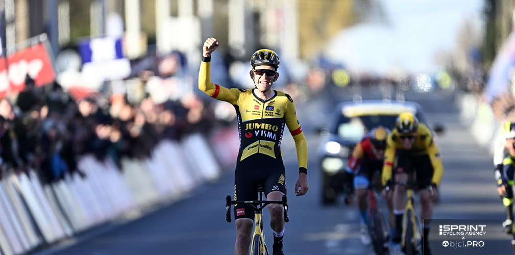 Il successo a Kuurne è il suo momento più alto nei 4 anni vissuti alla Visma-Lease a Bike