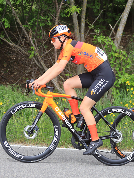 Erja ha doti da passista veloce. Arriva dalla Biesse-Carrera e ha firmato un biennale con il devo team della Canyon (foto Ossola)