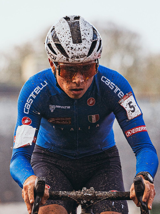 Dell'Olio ormai è parte integrante della nazionale junior di ciclocross, ha già due Top 10 in Coppa (foto Facebook)