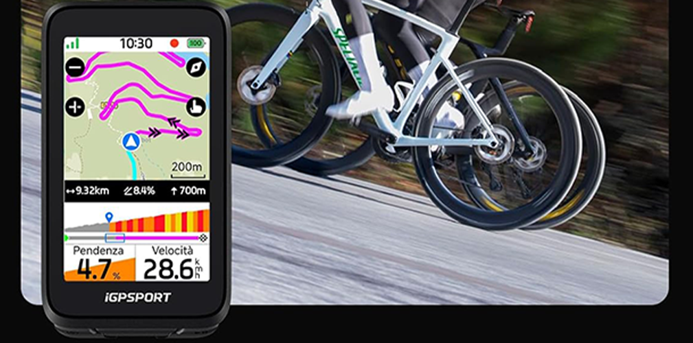 BiNavi Air ciclocomputer di iGPSPORT