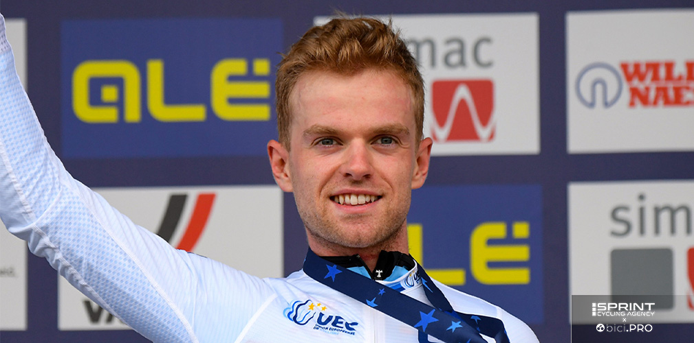 Il momento forse più felice della sua carriera: la conquista del titolo europeo nel 2020