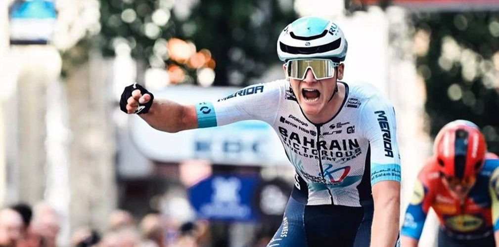 Alessandro Borgo, ultimo vincitore della Gand-Wevelgem U23. La Bahrain Victorious conta molto su di lui (foto Facebook)