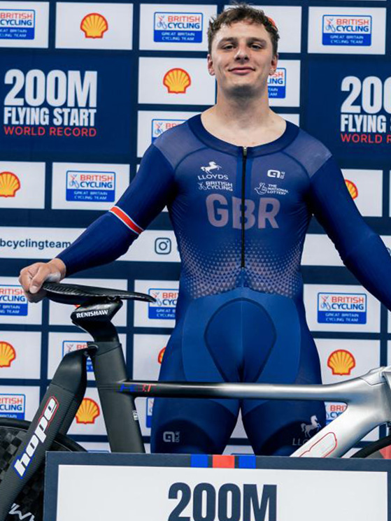 Matthew Richardson ha stabilito a Konya il record mondiale sui 200 lo scorso agosto, in 8"857