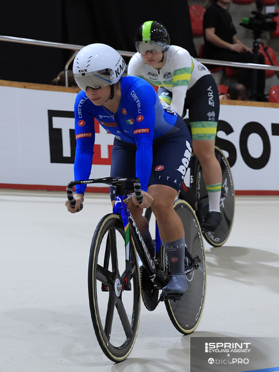 Miriam Vece sarà una delle punte del team, poi farà un paio di prove di Coppa