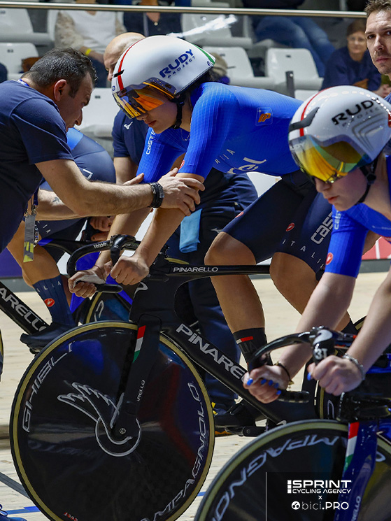 Quaranta con Cenci e Trevisan, le due ragazze che quest'anno passano U23 e sulle quali si conta per LA28