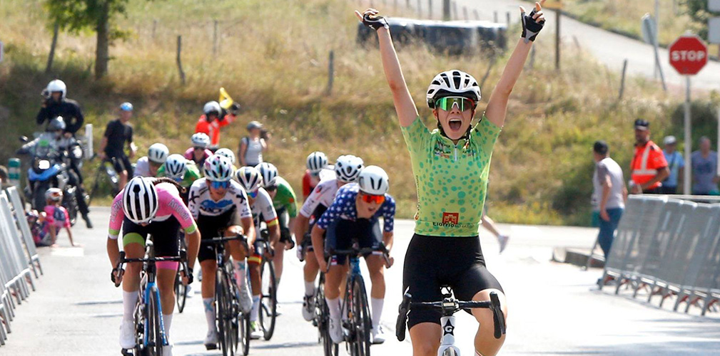 Nel 2025 Rossignoli nei Paesi Baschi ha vinto tappa e generale. Un grande risultato per una "primo anno" (foto Bizkaikoloreak)