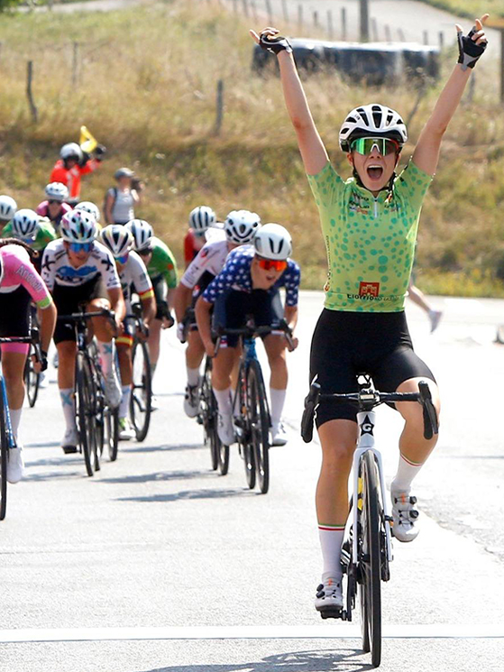 Nel 2025 Rossignoli nei Paesi Baschi ha vinto tappa e generale. Un grande risultato per una "primo anno" (foto Bizkaikoloreak)