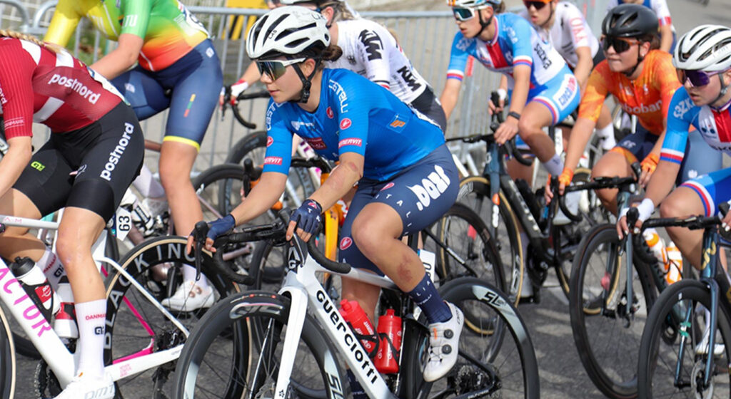 Matilde Rossignoli è considerata la "capitana" delle junior secondo anno. Nel 2025 ha corso l'europeo (foto Frantz Piva)