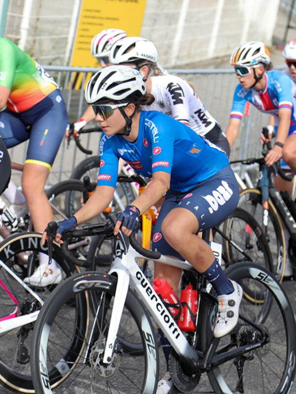 Matilde Rossignoli è considerata la "capitana" delle junior secondo anno. Nel 2025 ha corso l'europeo (foto Frantz Piva)