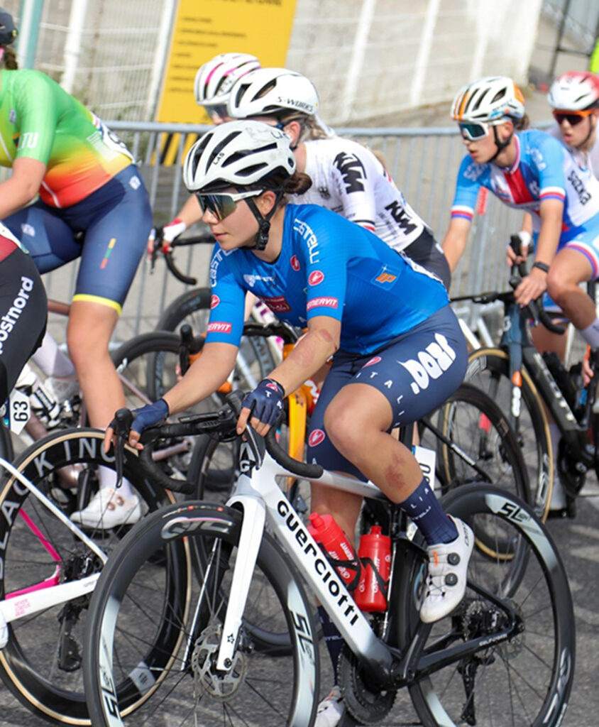 Matilde Rossignoli è considerata la "capitana" delle junior secondo anno. Nel 2025 ha corso l'europeo (foto Frantz Piva)