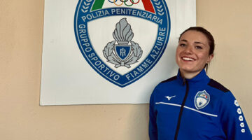 Linda Sanarini a ottobre 2025 ha fatto il giuramento entrando nelle Fiamme Azzurre