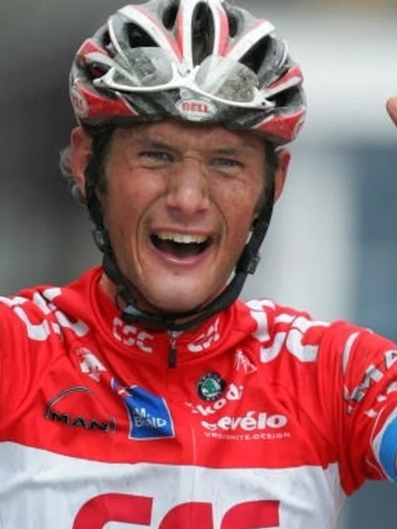 Il più importante successo di Frank Schleck, all'Amstel 2006 con 22" su Wesemann (foto ANP)