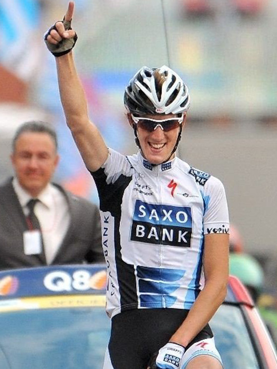 Per Andy il trionfo il solitudine alla Liegi-Bastogne-Liegi 2010, anno del suo Tour ""posticipato" (foto mental.lu)