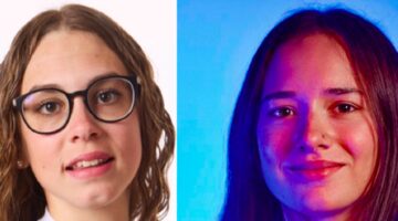 Giada Silo della UAE Development Team e Erja Giulia Bianchi della Canyon//Sram zondacrypto Generation