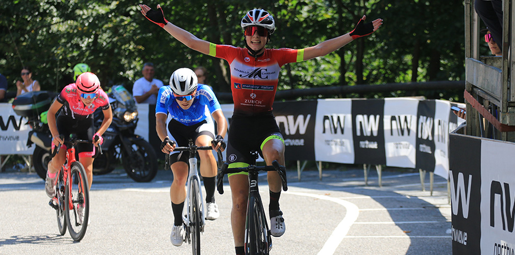 Ad agosto Giada vince alla Madonna del Boden, gara organizzata da Longo Borghini. Ora sono nella stessa società (foto Ossola)