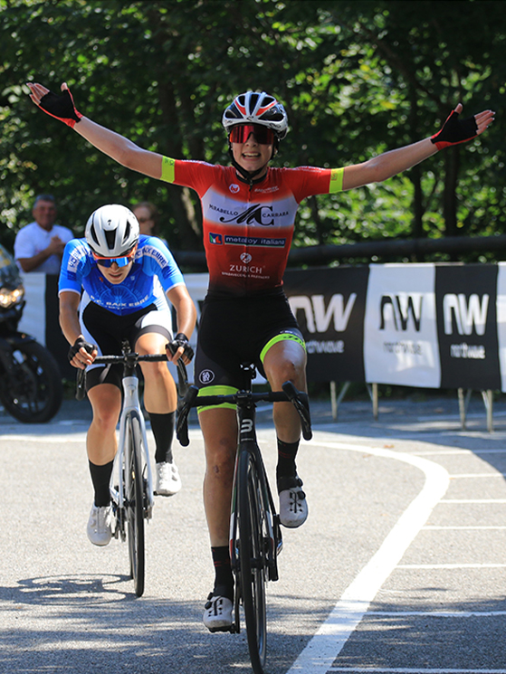 Ad agosto Giada vince alla Madonna del Boden, gara organizzata da Longo Borghini. Ora sono nella stessa società (foto Ossola)
