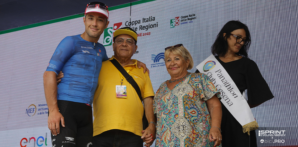 Quarto al Memorial Pantani 2025, ecco Albanese con Paolo e Tonina Pantani