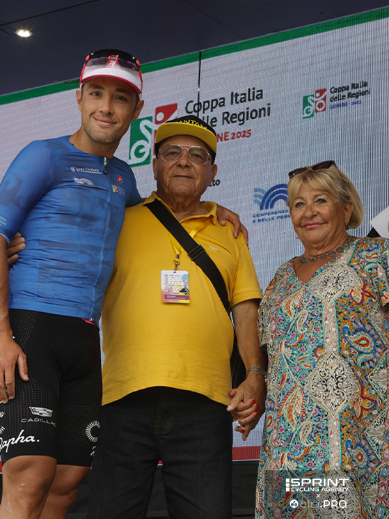 Quarto al Memorial Pantani 2025, ecco Albanese con Paolo e Tonina Pantani