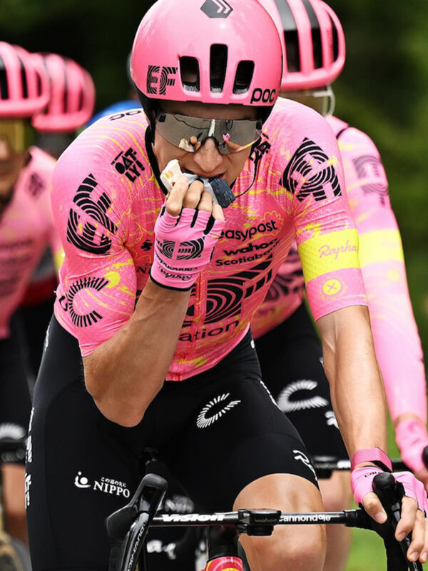 Alimentazione, gel, EF Education (foto Amacx Nutrition)