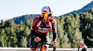 Simone Gualdi, Lotto-Intermarché 2026, ritiro (Cyclingmedia Agency)