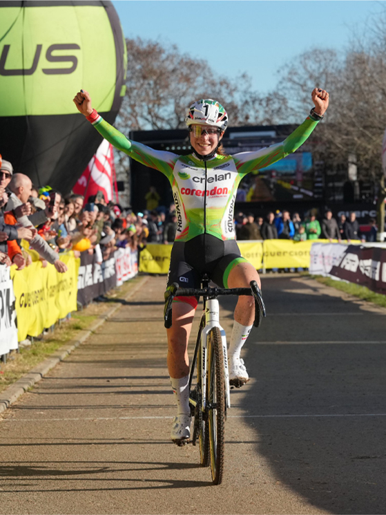 Sara Casasola, Crelan-Corendon, ciclocross, campionato italiano ciclocross 2026, Brugherio, donne elite (foto Giorgio De Negri)