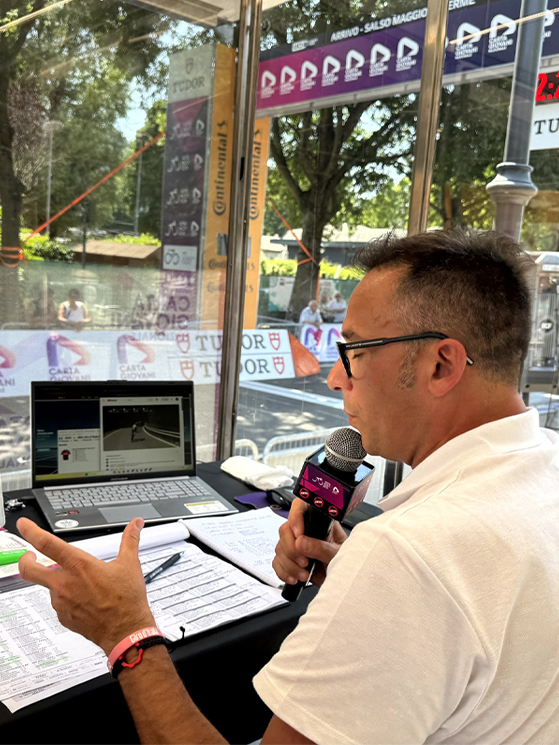 Simone Carpanini, speaker Giro Next Gen 2025