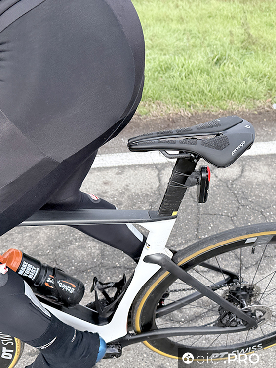 La prova completa della nuova sella Prologo con il CPC