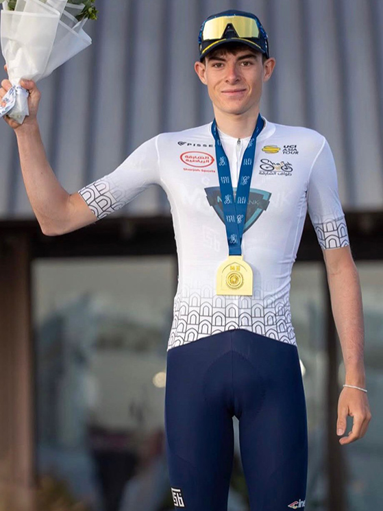 Lorenzo Nespoli, classe 2004, ha vinto la terza tappa a cronometro