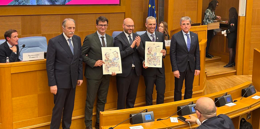 Il premio per Luca Guercilena e Andrea Agostini come riconoscimento dei valori e le competenze che il ciclismo italiano esprime a livello globale