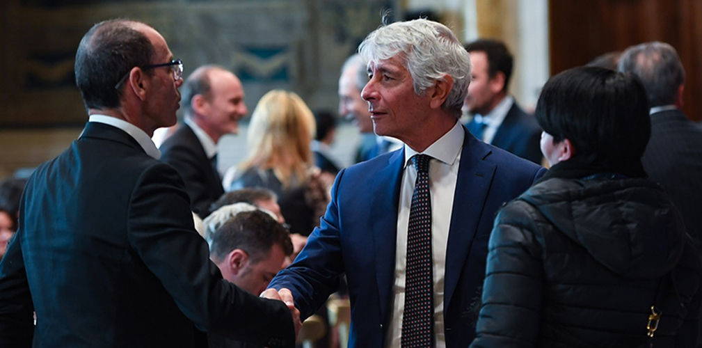 Il Ministro Abodi (qui con Cassani alla presentazione della Coppa Italia 2025) è tornato spesso sulla vicenda Iannelli e sul tema sicurezza