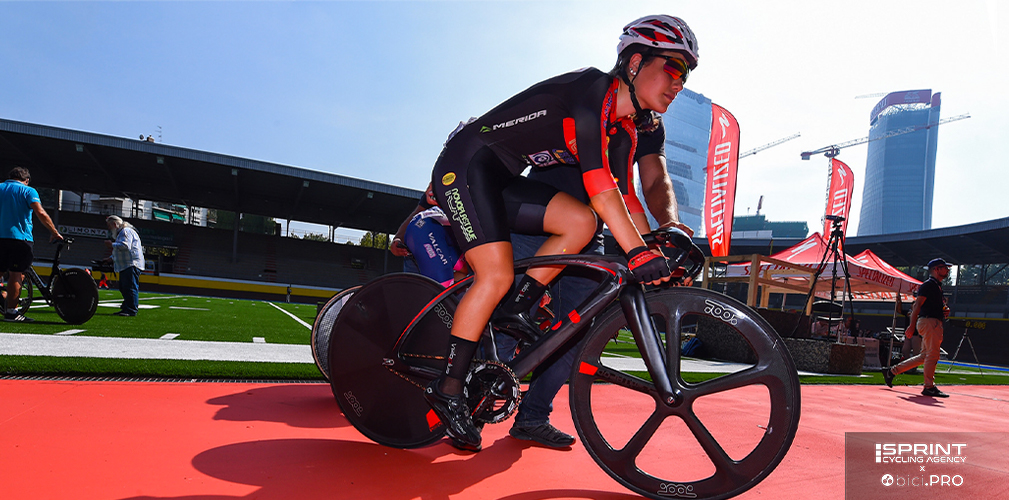 Ai tricolori del 2018 al Vigorelli, Francesca Selva ha 19 anni e sfida Miriam Vece