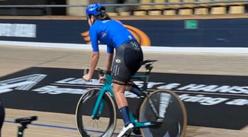 Francesca Selva, allenamento, velodromo di Copenhagen
