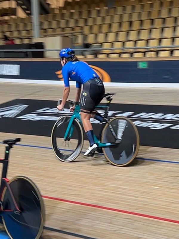 Francesca Selva, allenamento, velodromo di Copenhagen