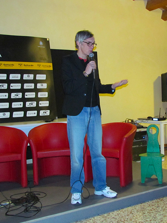 Michele Biz ha introdotto la serata: suo padre Gianni è stato lo storico presidente del Caneva