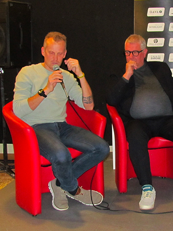 Invitato sul palco, De Marchi ha parlato dell'impatto dei più giovani con il professionismo