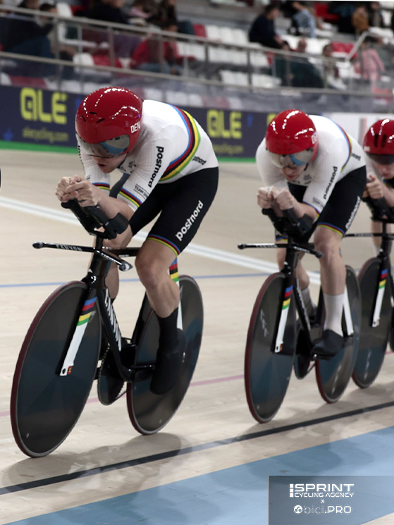 La Danimarca iridata in gara a Konya. I caschi nelle prove contro il tempo rimarranno uguali