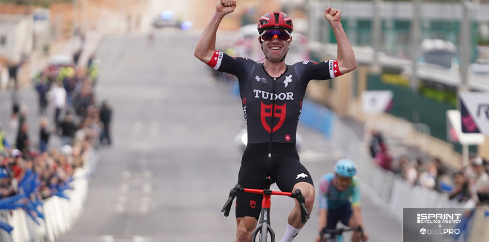 La vittoria dell'elvetico alla Clasica Comunitat Valenciana, prima e unica lo scorso anno