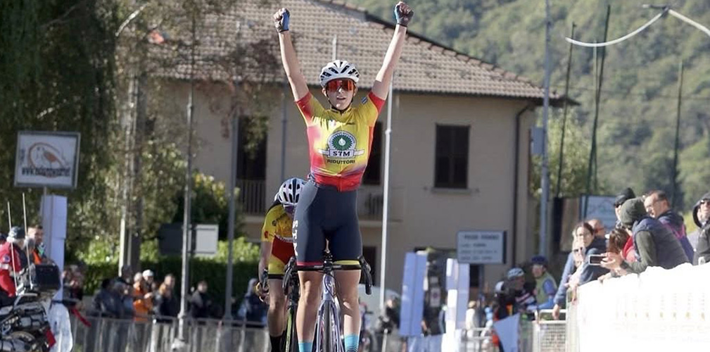 Jolanda Sambi è arrivata terza agli italiani in linea e a crono. E' una passista che ama attaccare (foto facebook)