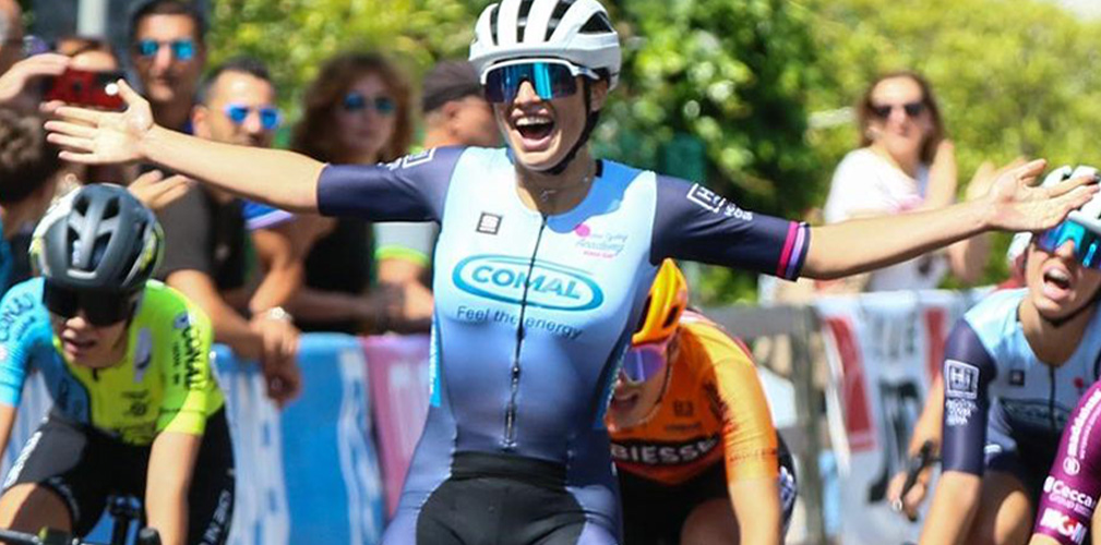 Sei vittorie su strada e il tricolore della velocità in pista per Maya Ferrante (foto Trentino Cycling Academy)